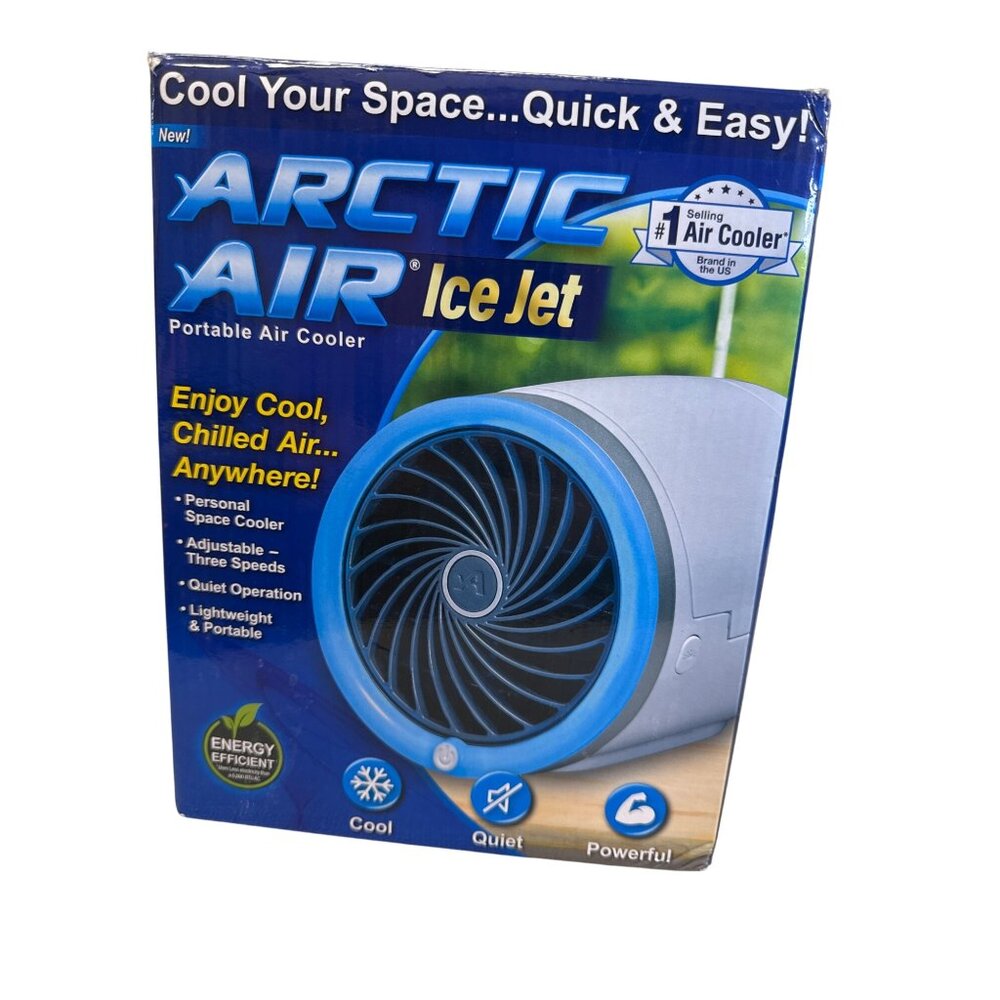 Arctic Air Ice Jet Portable Air Cooler With LED Night Light SKU 7492